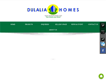 Tablet Screenshot of dulaliahomes.com